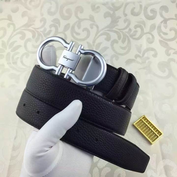 Ferragamo original edition adjustable calfskin leather gancini belt OE022